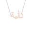 Gold Name Necklace - Dania - دانية